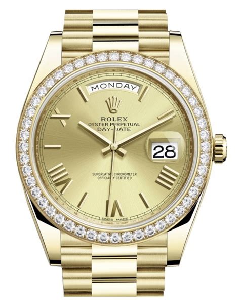 swissmade rolex daydate gold replica|rolex day date watch alternative.